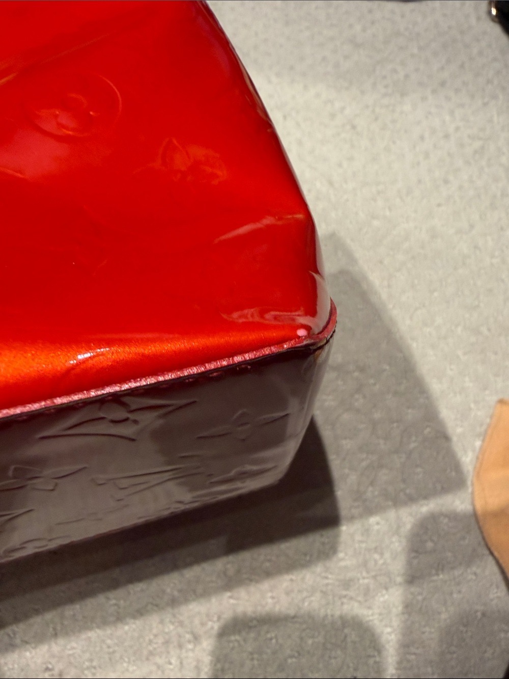 Louis Vuitton Mini Red Vernis Tote Bag - Picture 15 of 16